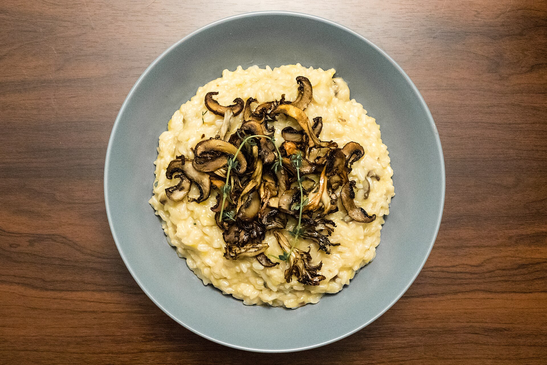 Risotto z grzybami leśnymi